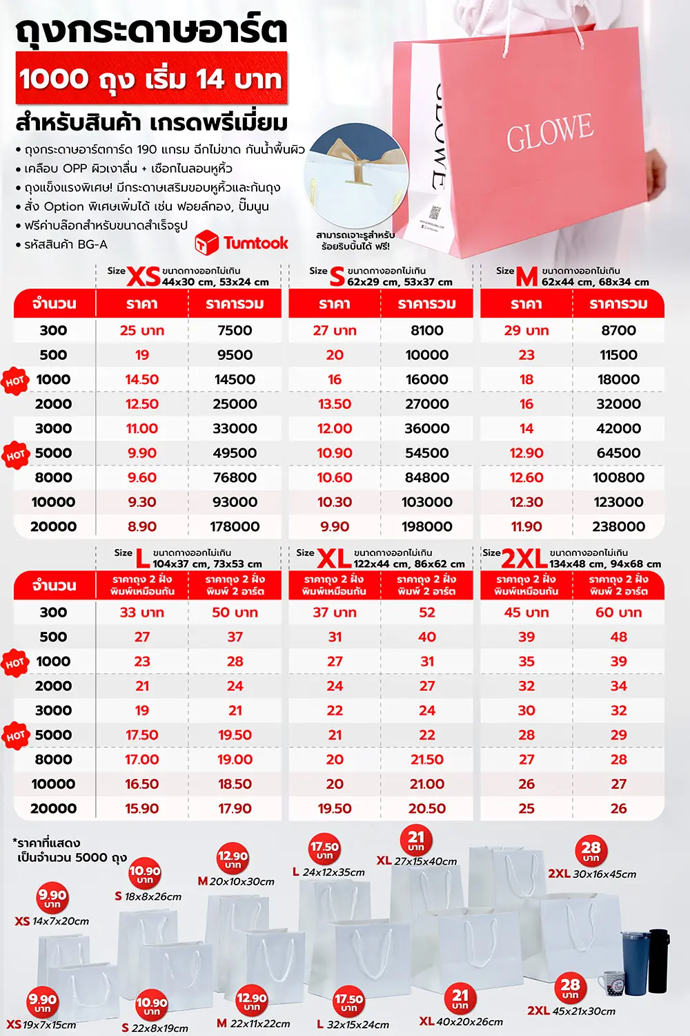 ถุงกระดาษอาร์ตการ์ด